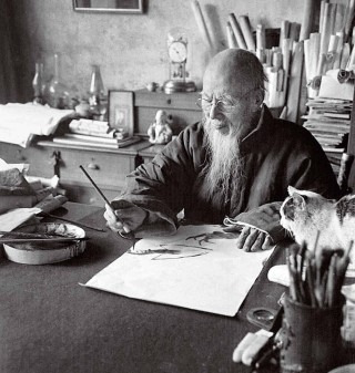 齐白石精品在波士顿展出，“白石画屋”呈现水墨挥洒