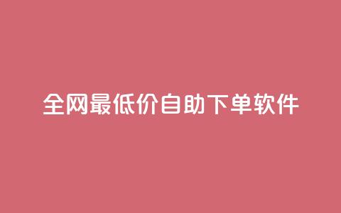 全网最低价自助下单软件,qq访客量增加网站免费 - 拼多多助力软件免费 拼多多买刀会被警察查吗  第1张