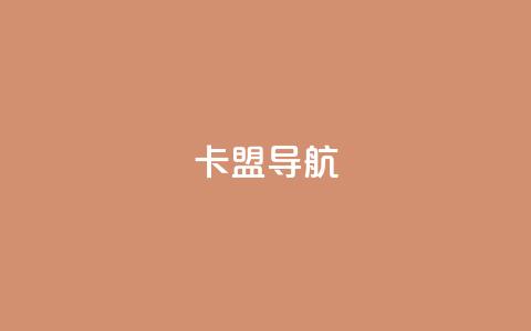 卡盟导航 - 1买100个  第1张