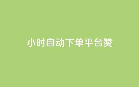 ks24小时自动下单平台赞 - 全新KS24小时智能下单平台助您轻松交易!  第1张