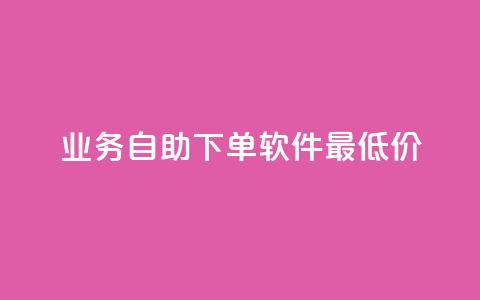 ks业务自助下单软件最低价 - ks24小时低价秒单业务  第1张