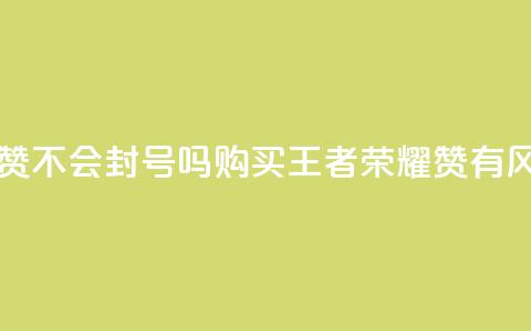王者荣耀买赞不会封号吗 - 购买王者荣耀赞有风险吗？！  第1张