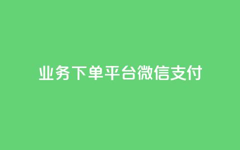 KS业务下单平台微信支付,空间自助下单业务 - qq卡盟网站 qq点赞业务  第1张