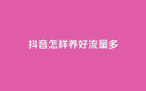抖音怎样养好流量多 - 1块1万粉  第1张