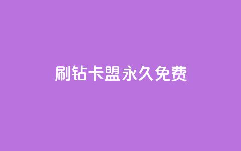 qq刷钻卡盟永久免费 - 抖音推广小程序怎么获得收益  第1张