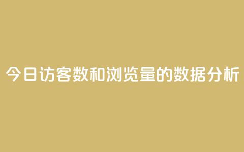 今日访客数和浏览量的数据分析  第1张