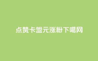 QQ点赞卡盟 - 1元涨100粉