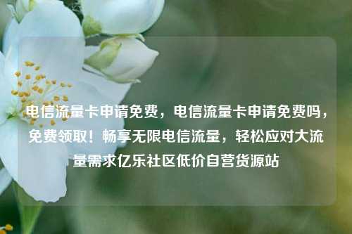 电信流量卡申请免费，电信流量卡申请免费吗，免费领取！畅享无限电信流量	，轻松应对大流量需求亿乐社区低价自营货源站  第1张